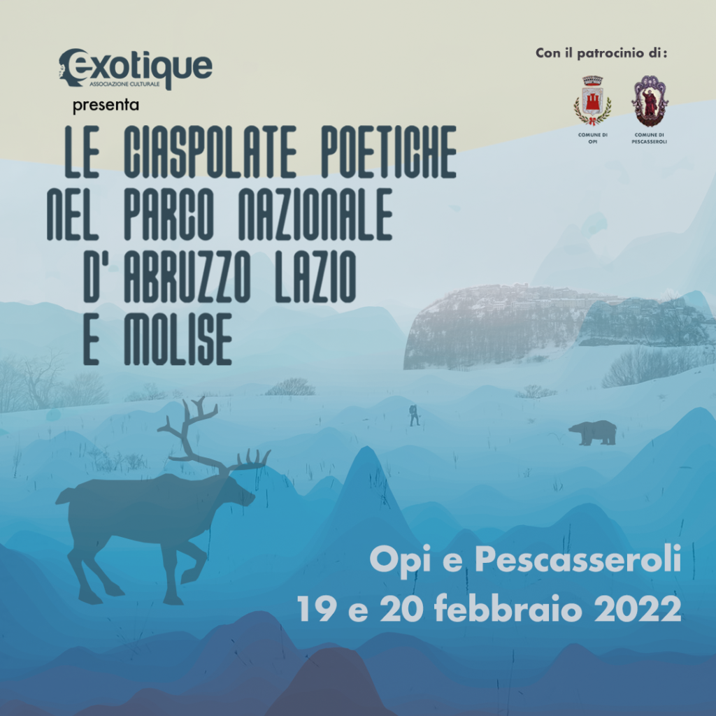 Le Ciaspolate Poetiche nel Parco Nazionale d’Abruzzo, Lazio e Molise 19 e 20 febbraio 2022