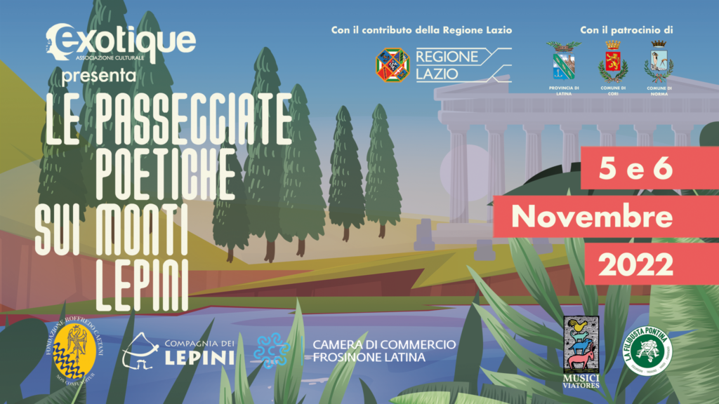 Le Passeggiate Poetiche Sui Monti Lepini a Cori, Norma e i Giardini di Ninfa 5 e 6 Novembre 2022