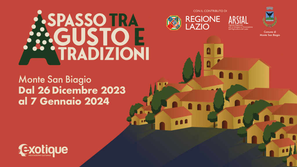 A Spasso tra Gusto e Tradizioni – dal 26 dicembre al 7 gennaio 2024 – Monte San Biagio