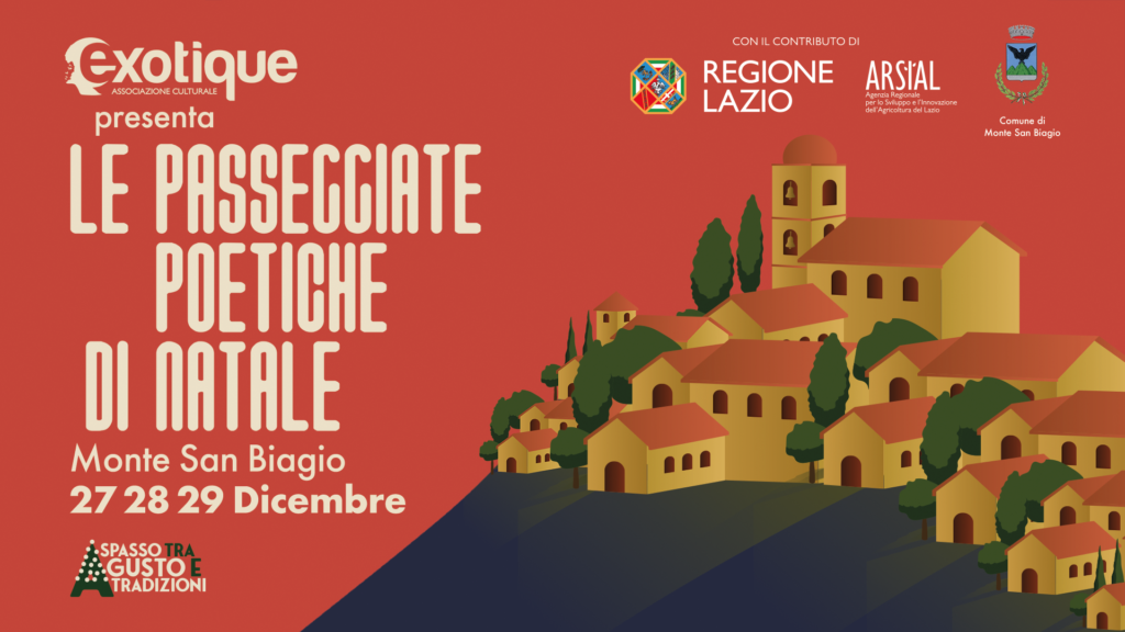 Le Passeggiate Poetiche di Natale – Monte San Biagio 27/28/29 dicembre 2023