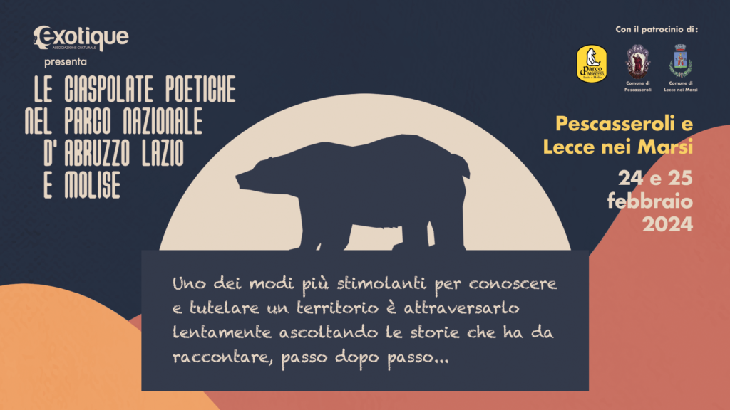 Le Ciaspolate Poetiche nel Parco Nazionale d’Abruzzo Lazio e Molise – Pescasseroli e Lecce nei Marsi – 24 e 25 febbraio 2024