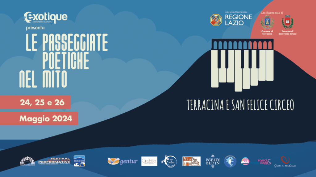 Le Passeggiate Poetiche nel Mito – Terracina – San Felice Circeo dal 24 al 26 maggio 2024