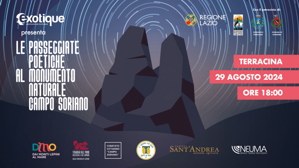 Le Passeggiate Poetiche al Monumento Naturale di Campo Soriano con “Visioni Sonore dalla Via Lattea” di Donato Dozzy – Terracina 29 agosto 2024