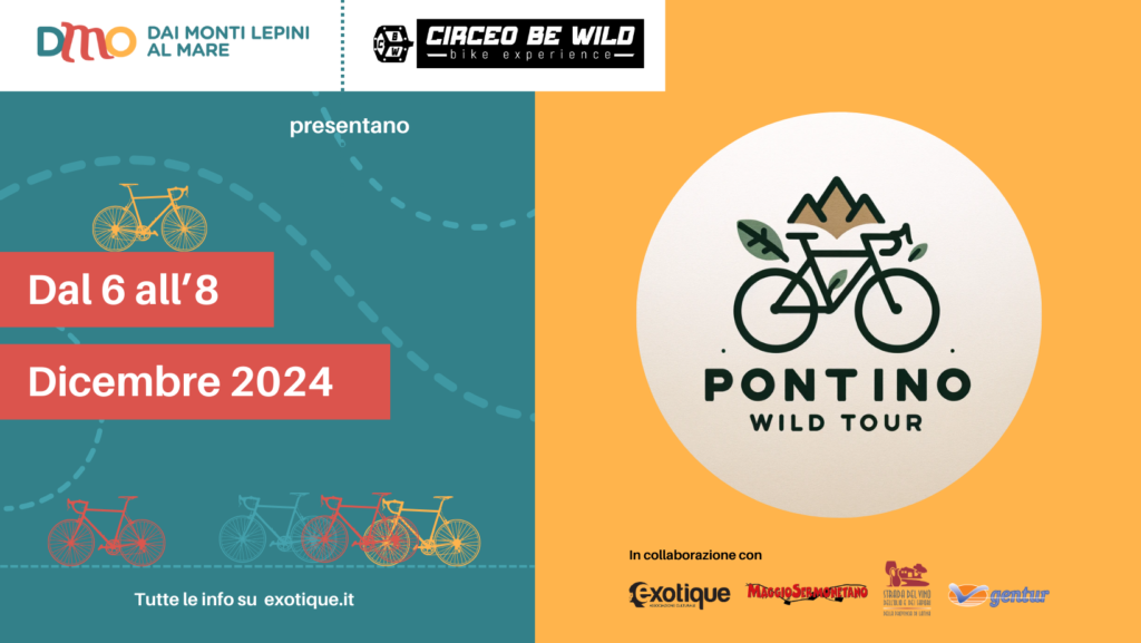 IL PRIMO PONTINO WILD TOUR PARTIRÀ DAL 6 ALL’8 DICEMBRE 2024 DA SAN FELICE CIRCEO