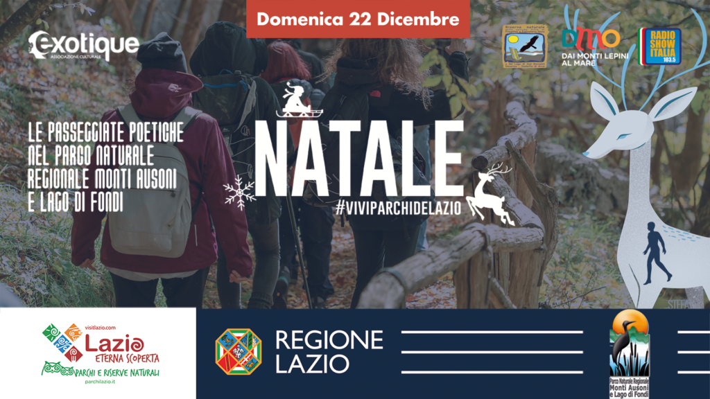 Le Passeggiate Poetiche nel Parco Naturale Regionale Monti Ausoni e Lago di Fondi – San Giovanni Incarico – 22 dicembre 2024