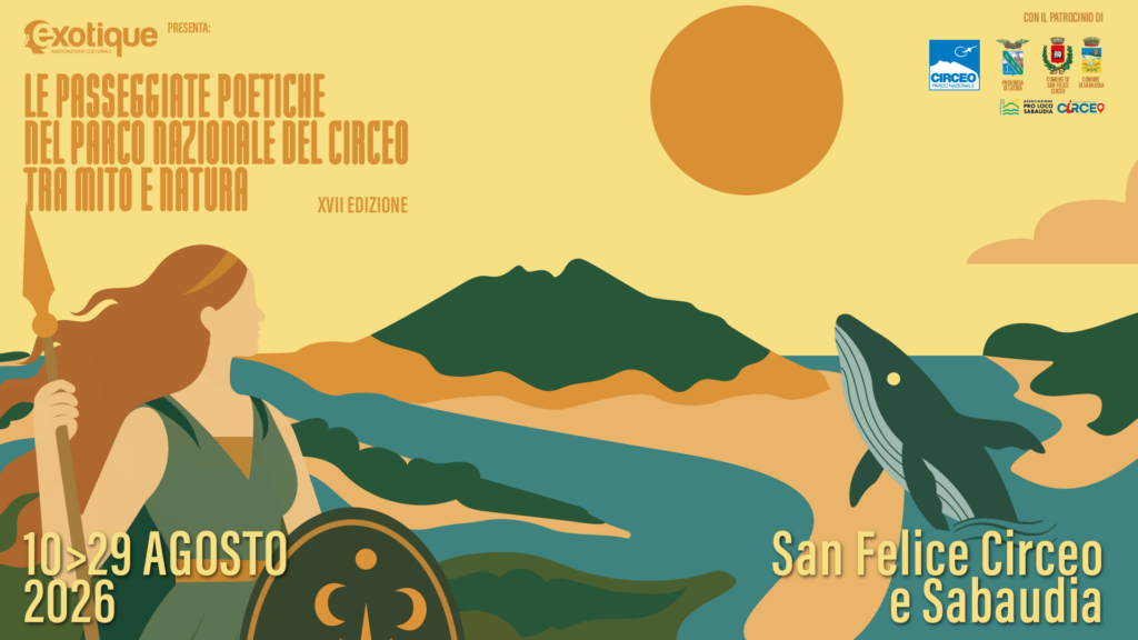 Le Passeggiate Poetiche nel Parco Nazionale del Circeo tra Mito e Natura – dal 10 al 29 agosto – San Felice Circeo e Sabaudia